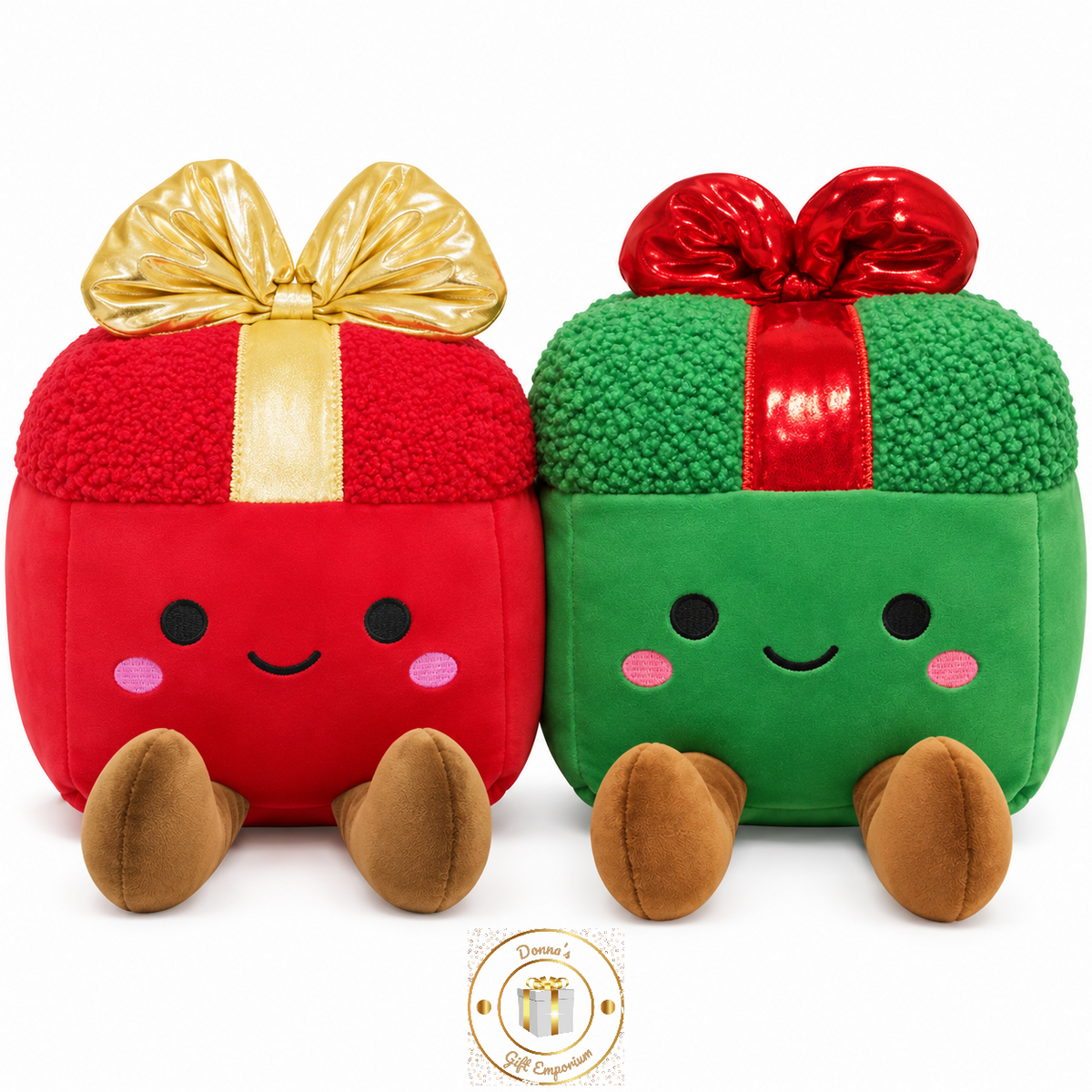 10" Soft Plush Christmas Present Toy