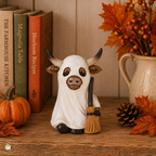Highland Cow Ghost Halloween Ornaments