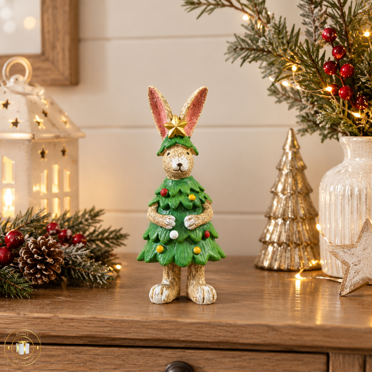 Christmas Tree Bunny Decoration 🎄🐰
