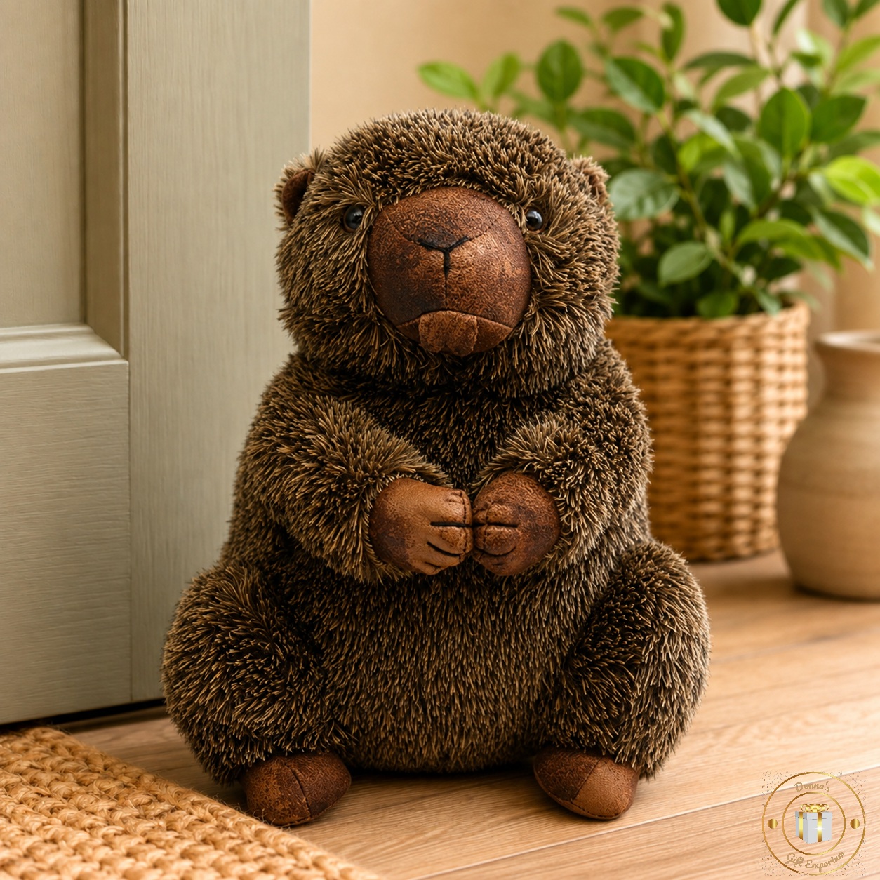 Beaver Plush Doorstop