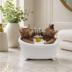 Highland Cow Bathtime Ornament