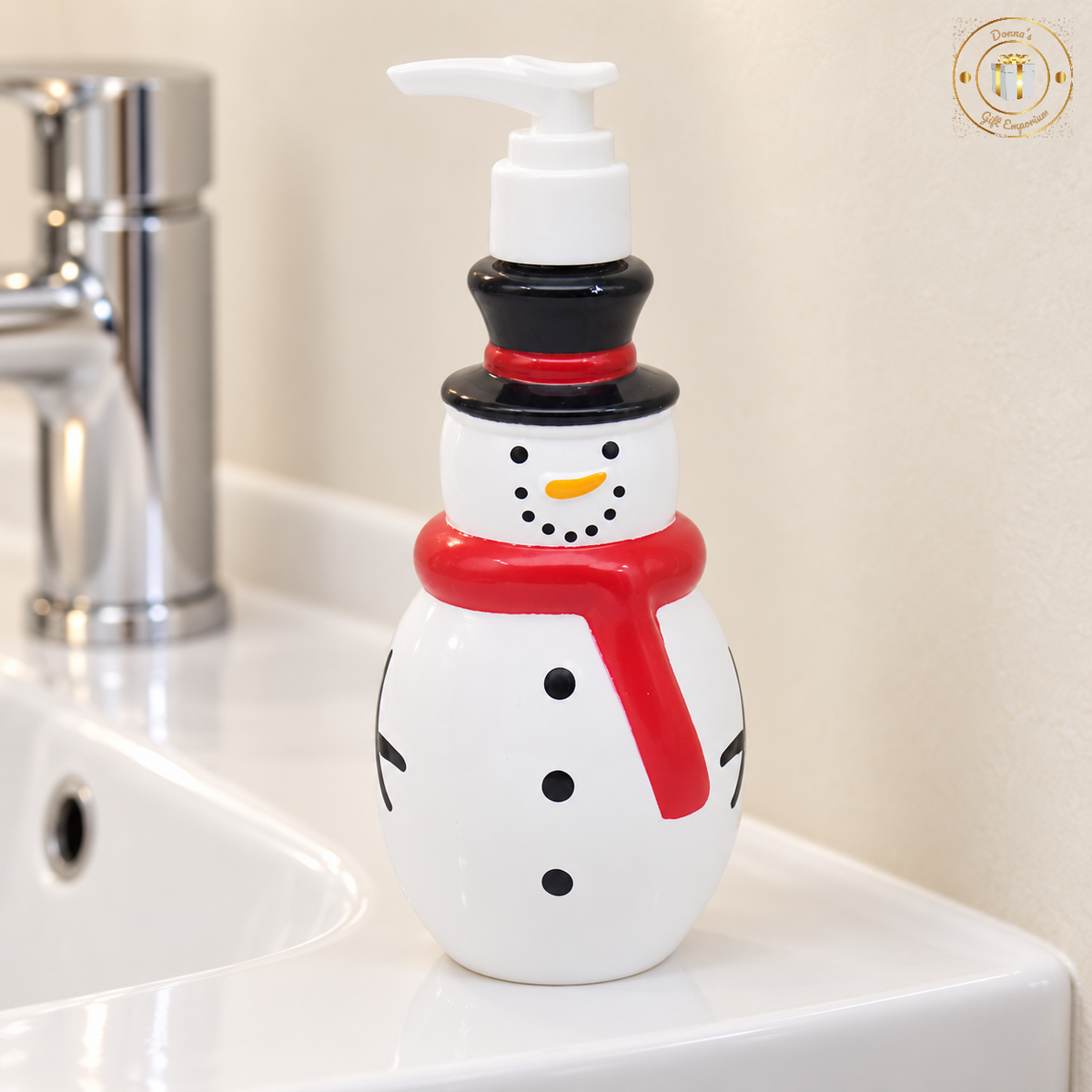 Christmas Snowman Hand Wash Soap