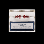 Equilibrium Silver Plated Poppy Bangle