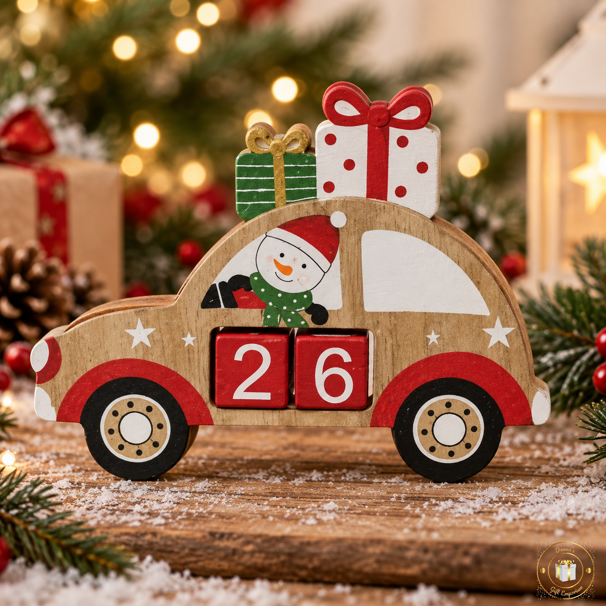 Countdown To Christmas Snowman Advent Car