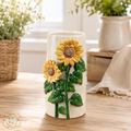 Ceramic 3D Sunflower Vase