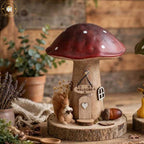 Mushroom Cottage With Gourd & Ladders or Squirrel & Acorn