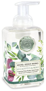 Eucalyptus & Mint Foaming Hand Soap by Michel Design Works