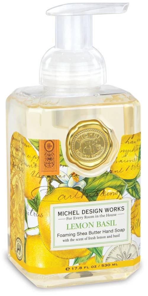Lemon Basil Foaming Hand Soap by Michel Design Works