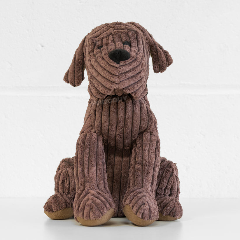 Ribbed Corduroy Dog Doorstop