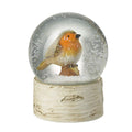 Miniature Robin Christmas Snow Globe
