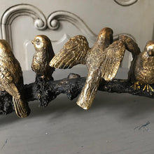 Load image into Gallery viewer, Golden Birds On A Branch Ornament
