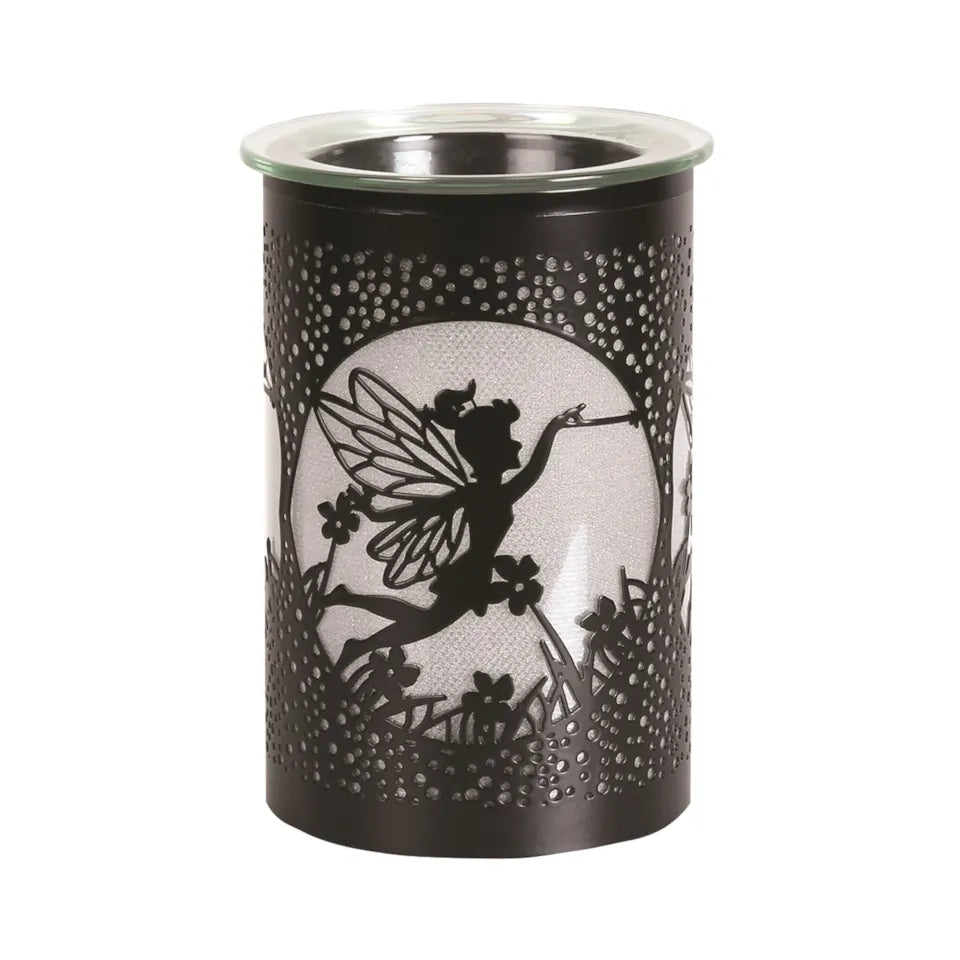 Colour Changing Electric Plug In LED Wax Warmer Black Fairy