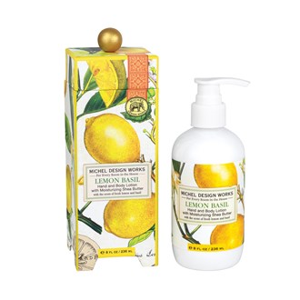 Lemon Basil Hand and Body Lotion by Michel Design Works