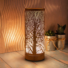 Load image into Gallery viewer, Woodland Wood Effect Wax Melt Burner Plug In Lamp
