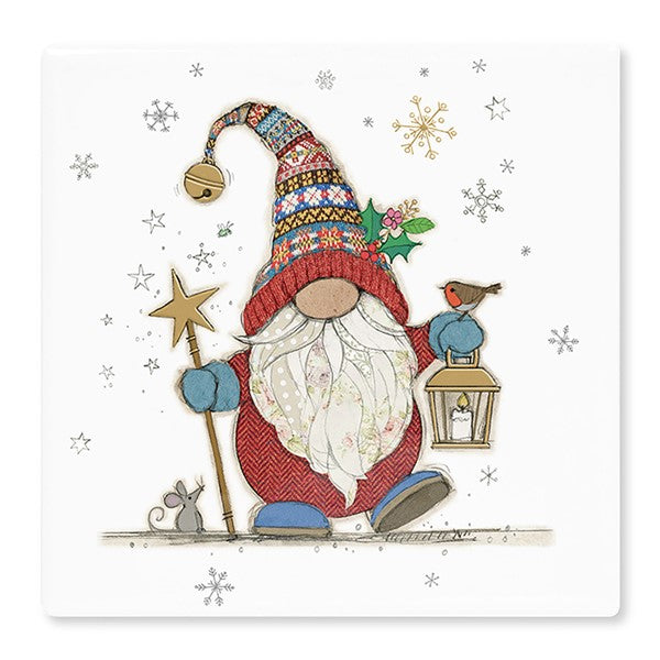 Christmas Bug Art Coaster - Gonk, Mutt/Dog, Robin, Rudolph