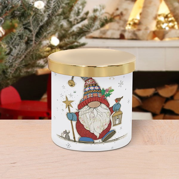 Christmas Gonk Bug Art Candle