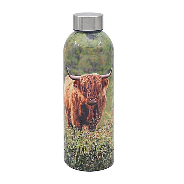 Country Highland Cow Drinks Bottle