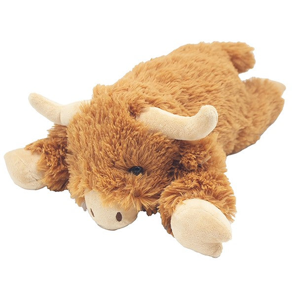 Rpet Pals Plush Sitting Highland Cow Soft Toy - Large - Lying
