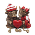 Highland Cow Couple - Red