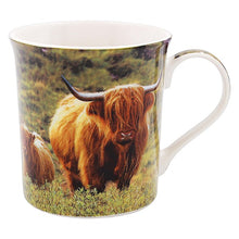 Load image into Gallery viewer, Country Highland Cow &amp; Calf Coffee Mug
