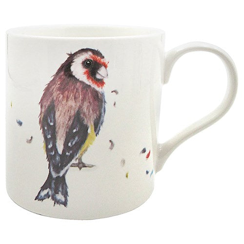 British Birds Fine China Mug - Goldfinch