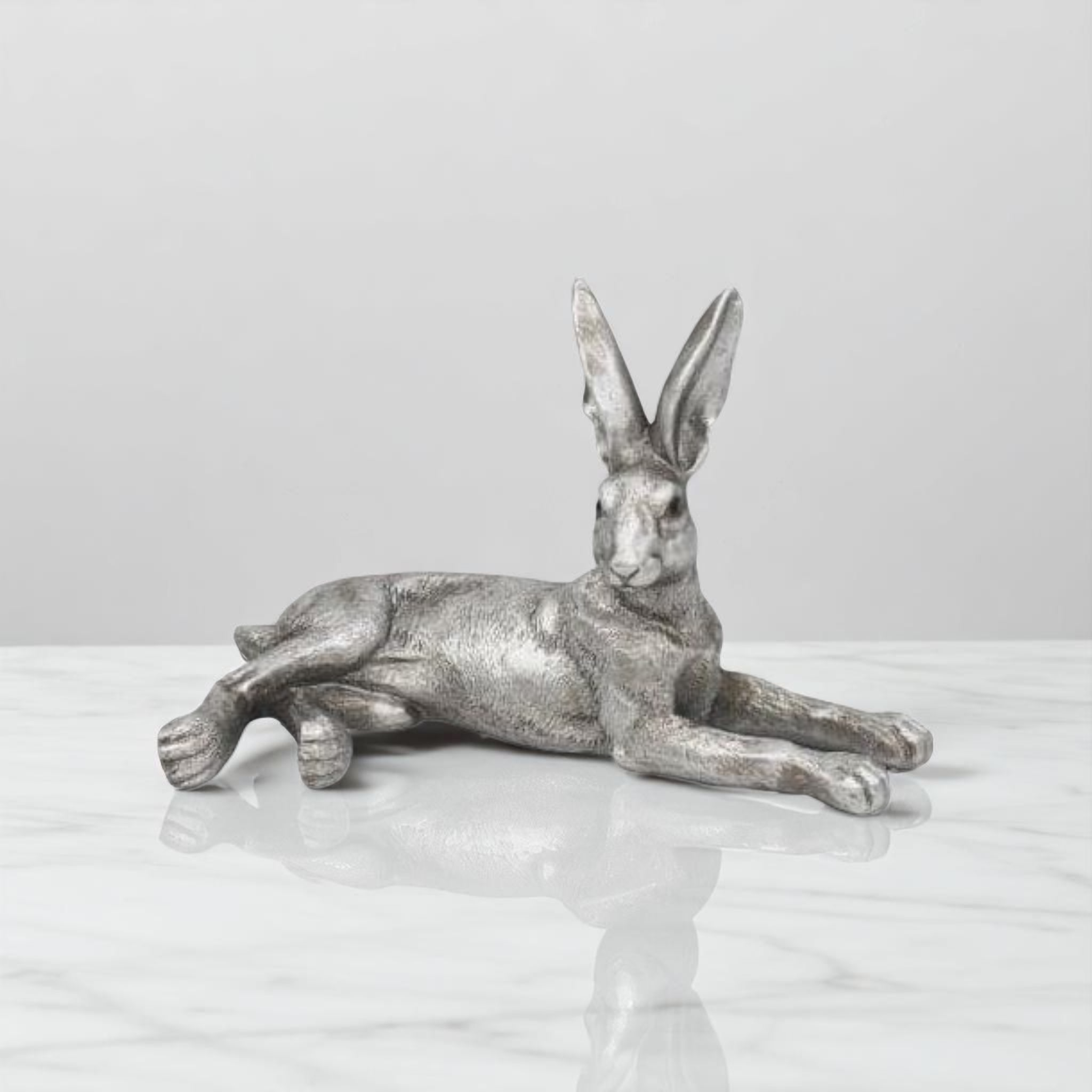 Silver Lying Hare
