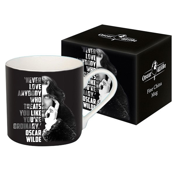 Oscar Wilde Never Love Anybody Mug In Box