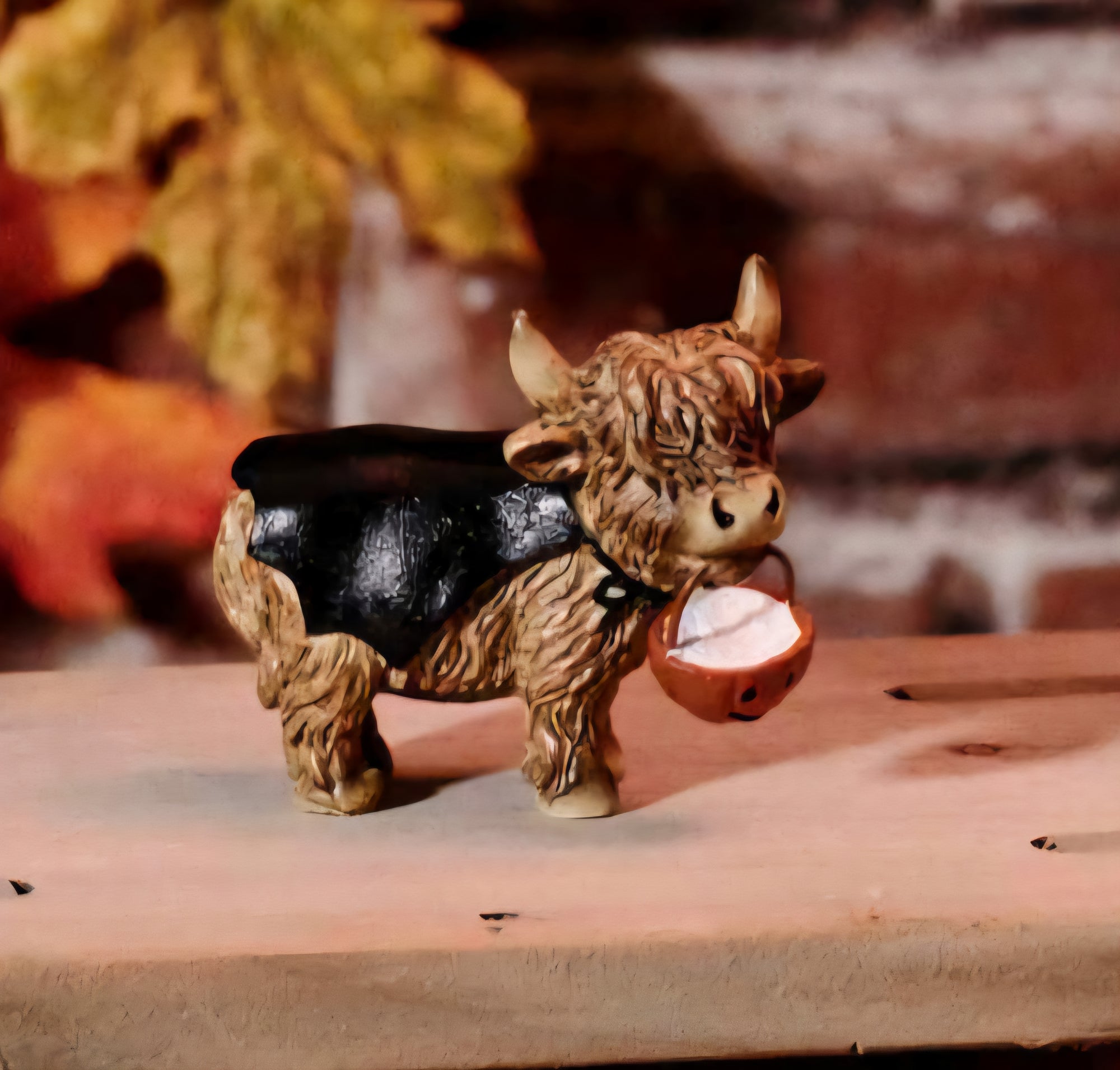 Halloween Trick or Treat  Highland Cow