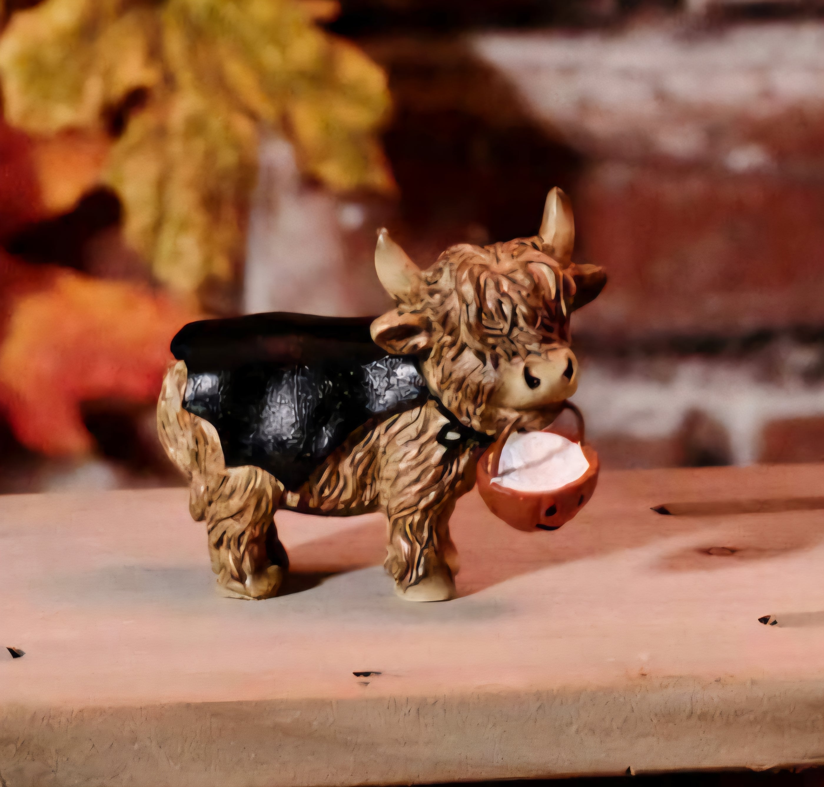 Halloween Trick or Treat  Highland Cow