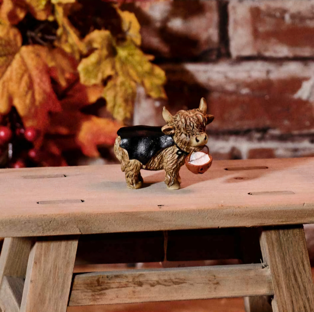Halloween Trick or Treat  Highland Cow PRE-ORDER