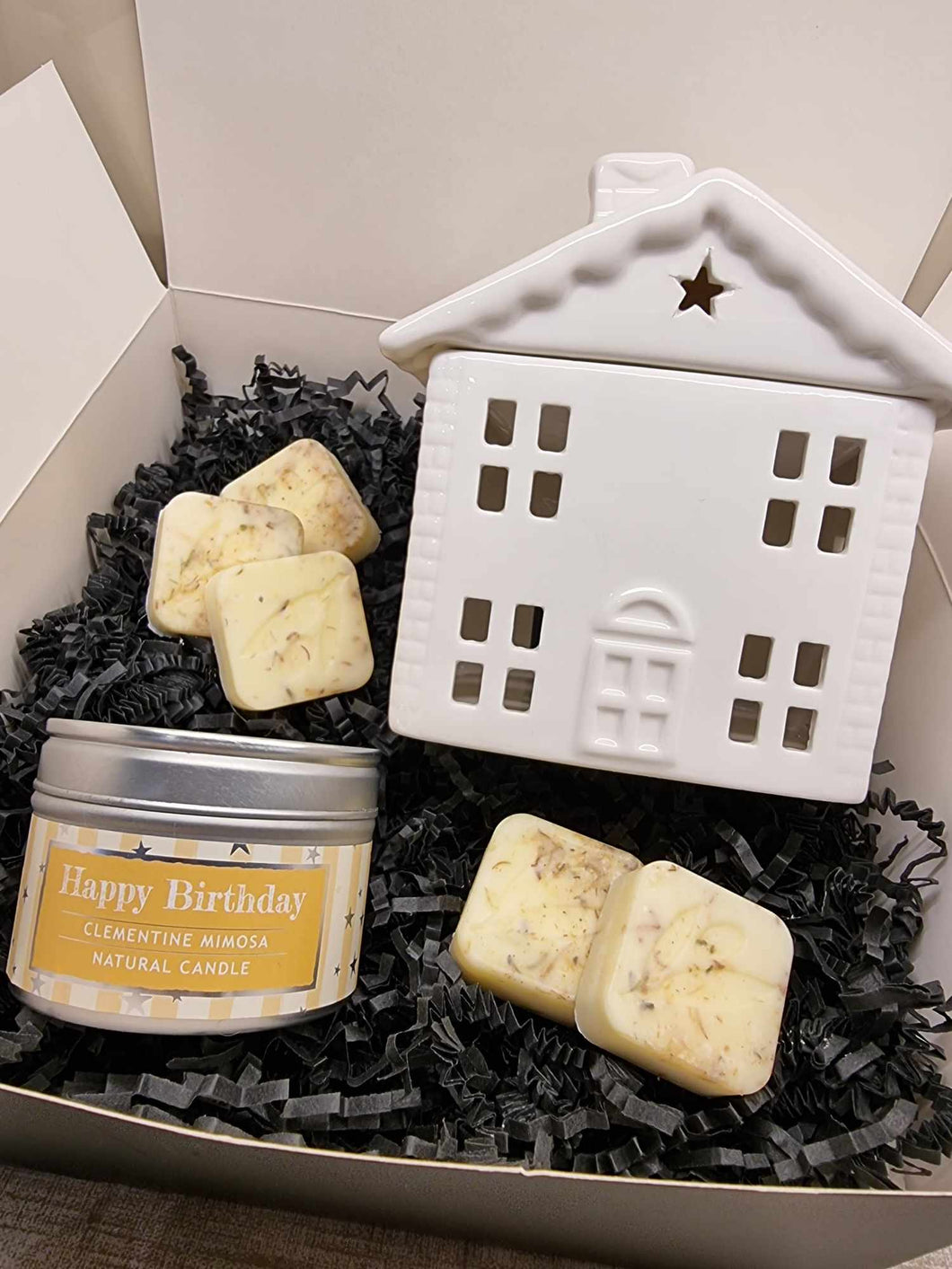 Happy Birthday Candle / Wax Warmer House Gift Box