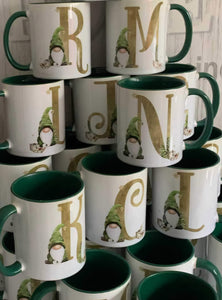 Personalised Christmas Gonk Mugs