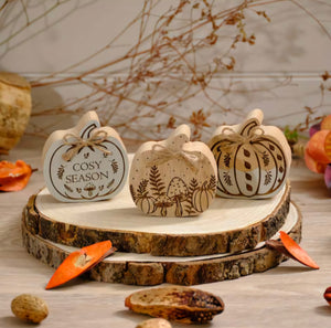 Chuncky Wooden Pumpkins PRE-ORDER
