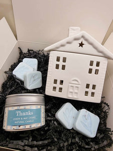 Thank you Candle / Wax Warmer House Gift Box