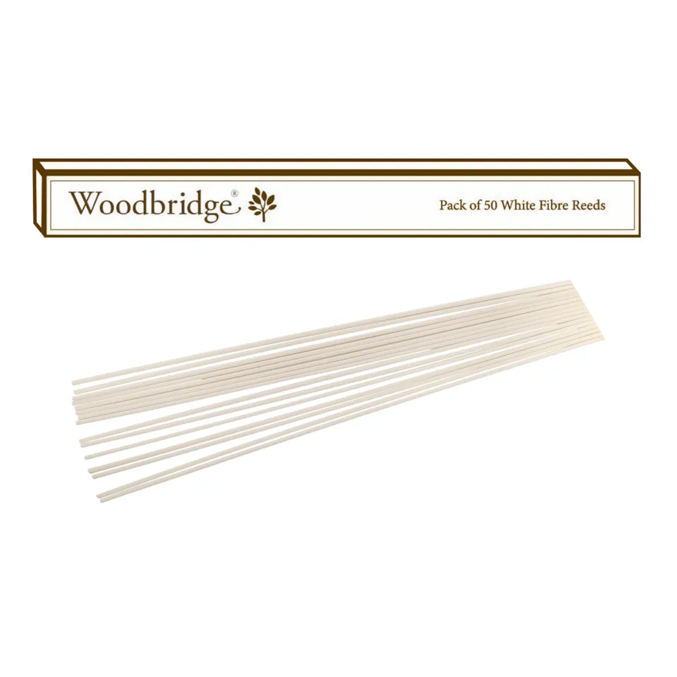 Woodbridge White Fibre Reed Diffuser Reeds 35cm x 3mm 50 Qty