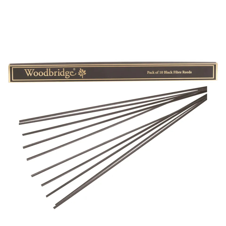 Woodbridge Black Fibre Reed Diffuser Reeds 40cm x 4mm 10 Qty