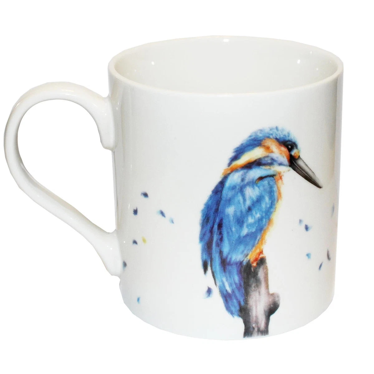 British Birds Fine China Mug - Kingfisher