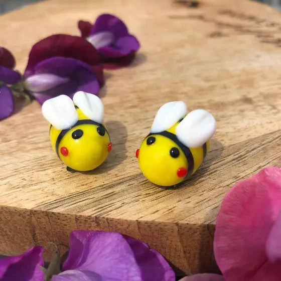 Glass Bee Ornament