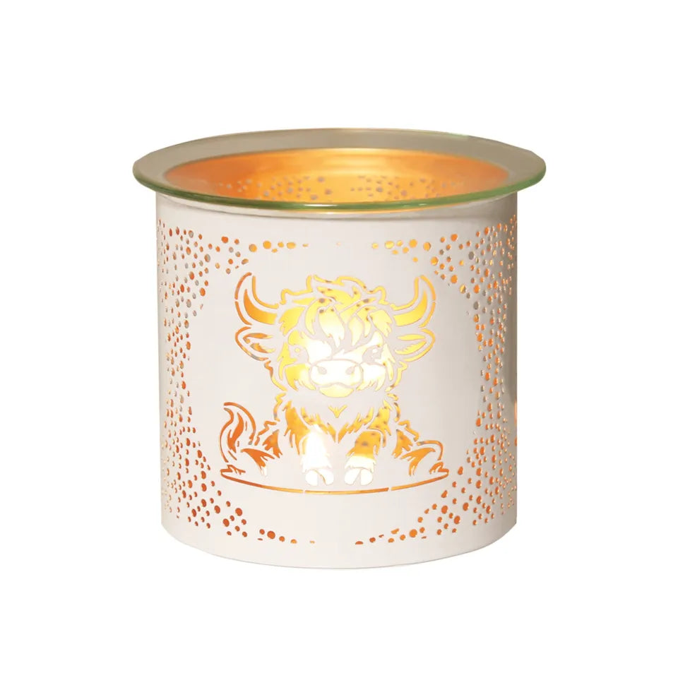Wax Warmer / Burner - White Highland Cow