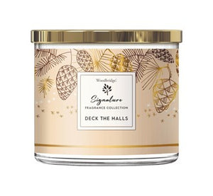 Deck The Halls Tumbler Jar Candle - 3 Wick