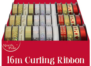 Christmas Curling Ribbon - 4 Rolls