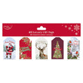 Stag & Robin Christmas Gift Tags - Pack of 40