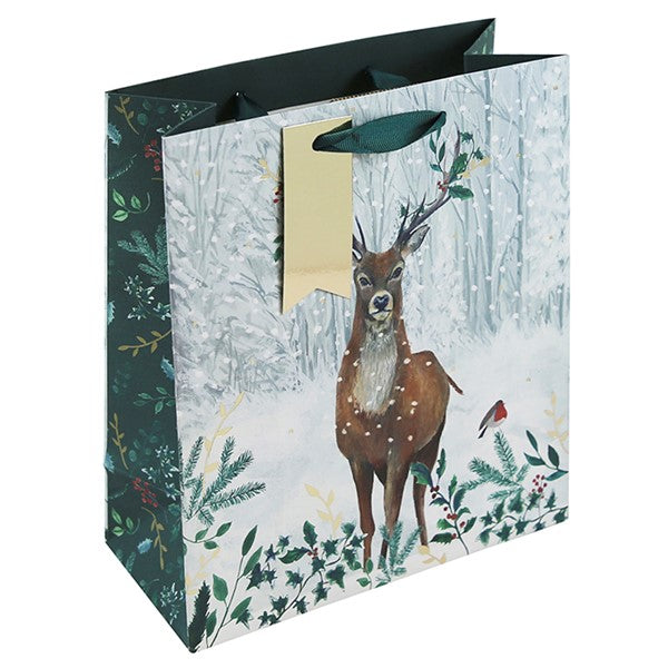 Woodland Stag Medium Gift Bag