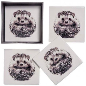 Hedgehog Ceramic Coasters