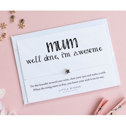 Mum I'm Awesome Wish Bracelet
