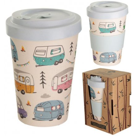 Caravan Park Bamboo Travel Mug