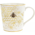 Golden Honeycomb Bee Mug