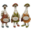 Glamorous Girls Duck Ornaments