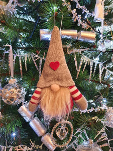 Gonk Tree Decoration - Grey Hat