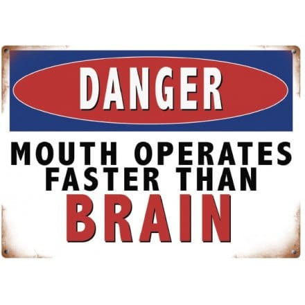 Danger - Mini Metal Sign